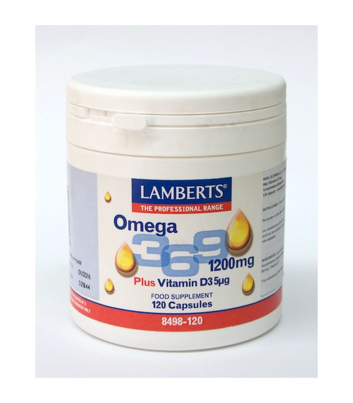 Omega 3,6,9 + Vitamina D, 120 cápsulas - Herboristeria MercaCentro