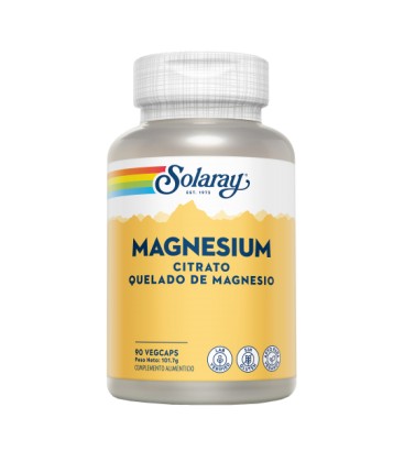 Magnesio citrato Solaray 90 cápsulas 