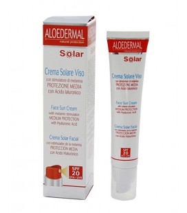 Crema solar facial SPF 20 Aloedermal 